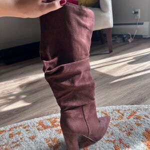 Elegant Brown Heeled Boots